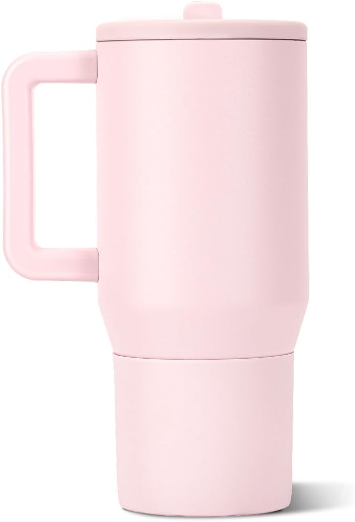Traveler 20oz Kids Insulated Tumbler with Handle, Primrose