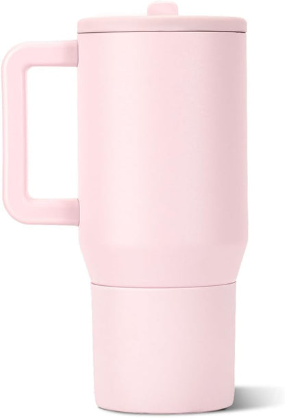 Traveler 20oz Kids Insulated Tumbler with Handle, Primrose