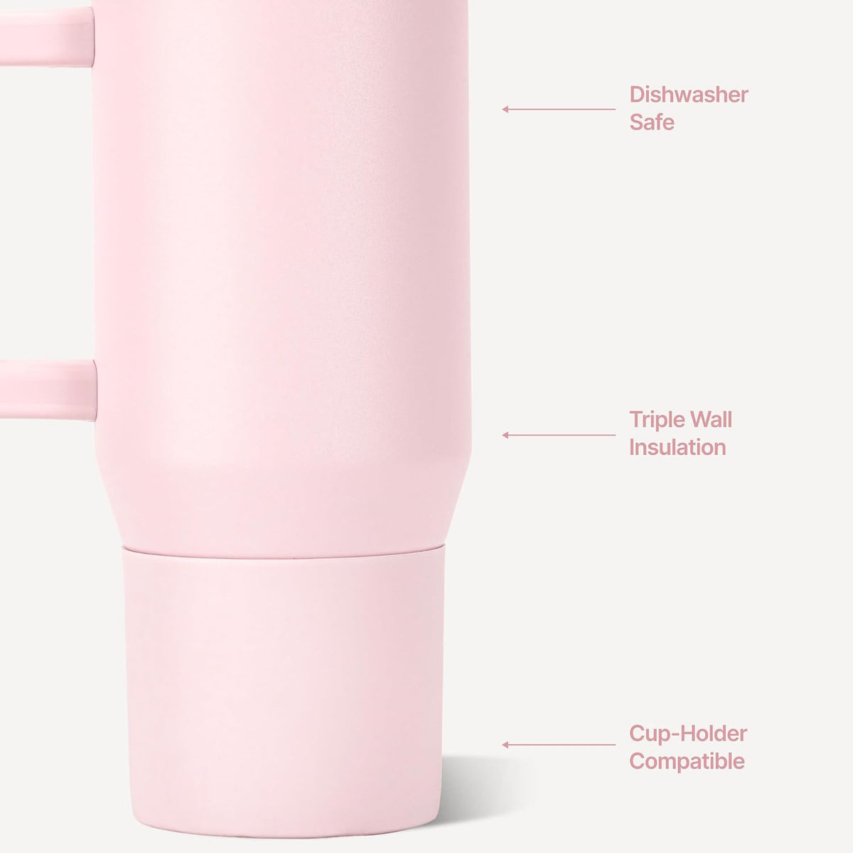 Traveler 20oz Kids Insulated Tumbler with Handle, Primrose