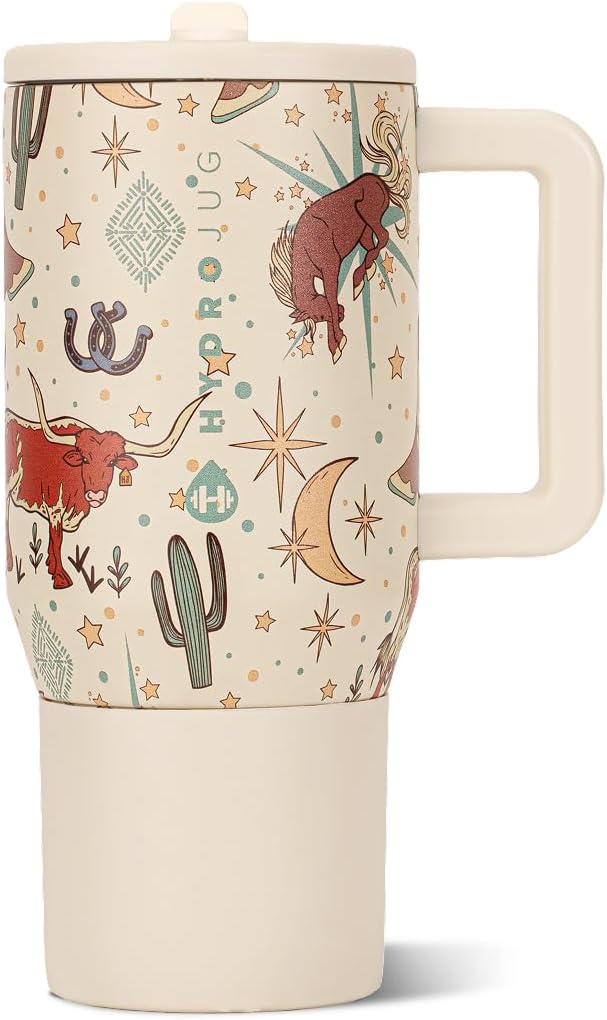 Traveler 20oz Kids Insulated Tumbler with Handle, Primrose