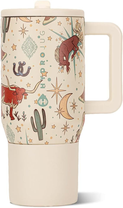 Traveler 20oz Kids Insulated Tumbler with Handle, Primrose