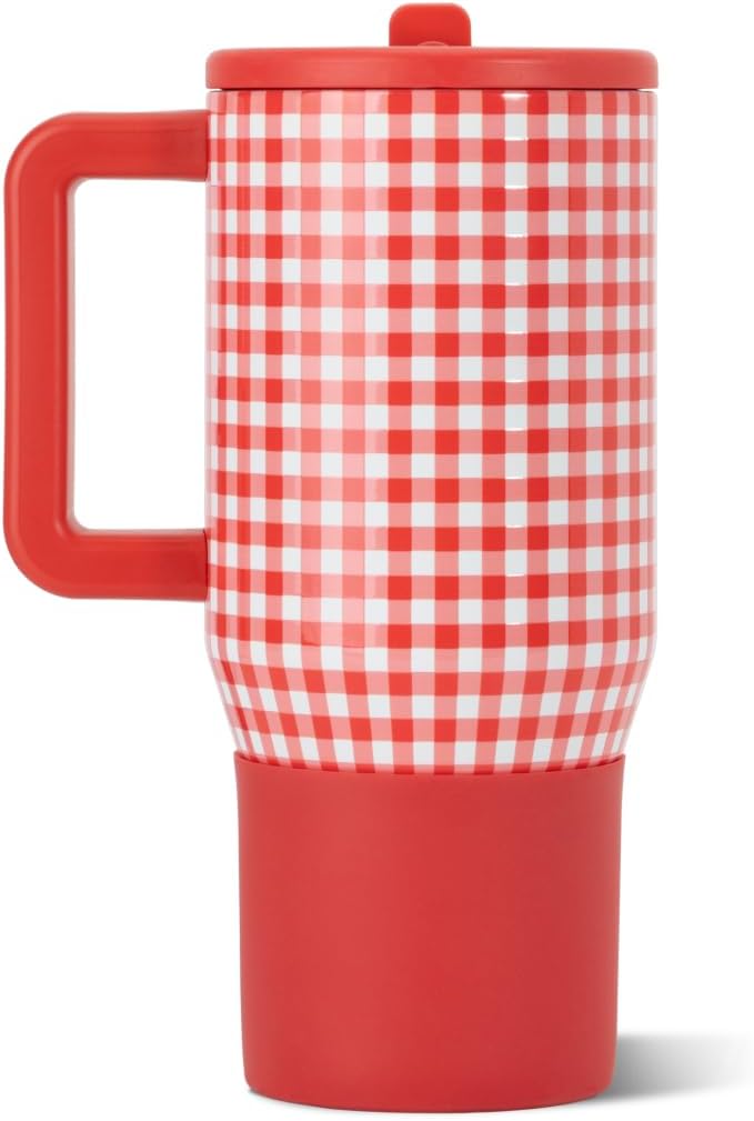 Traveler 20oz Kids Insulated Tumbler with Handle, Primrose