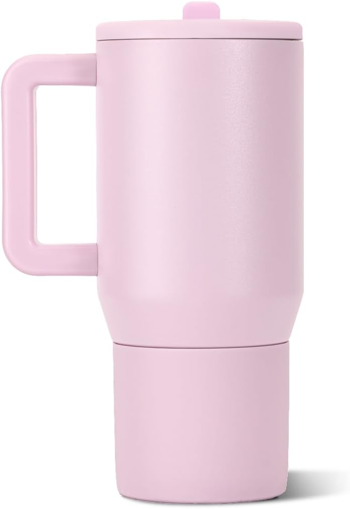 Traveler 20oz Kids Insulated Tumbler with Handle, Primrose
