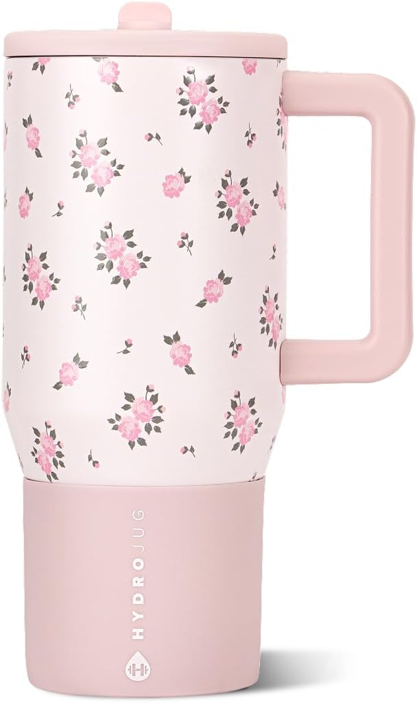 Traveler 20oz Kids Insulated Tumbler with Handle, Primrose