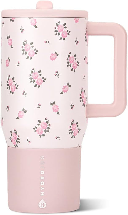 Traveler 20oz Kids Insulated Tumbler with Handle, Primrose