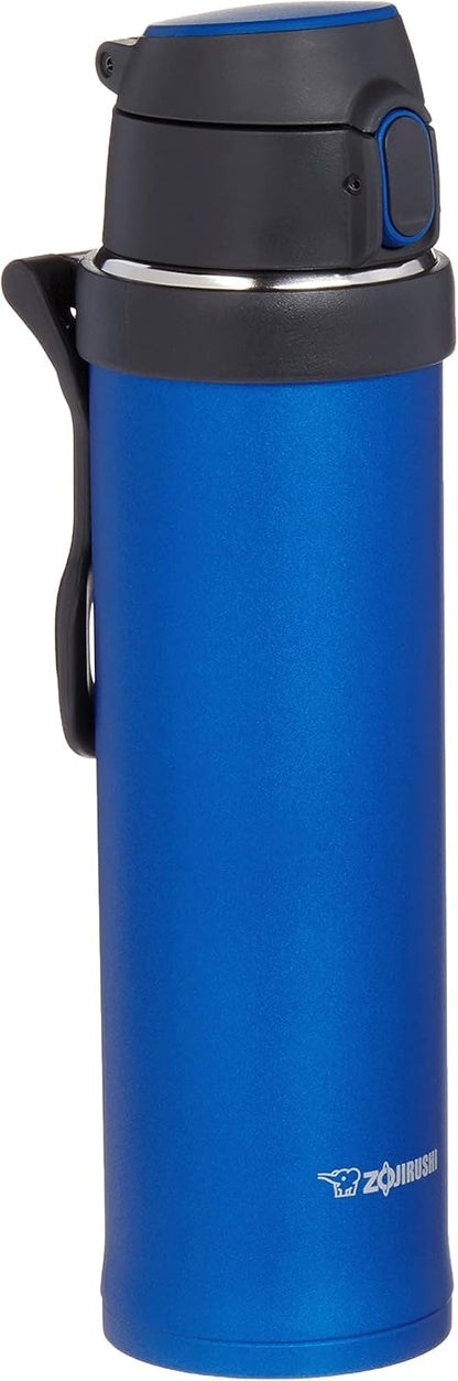 SM-QHE60GK, Flip-and-Go Stainless Mug, 20-Ounce, Teal