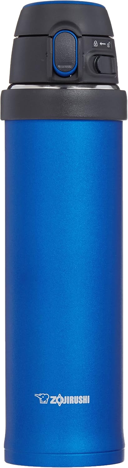 SM-QHE60GK, Flip-and-Go Stainless Mug, 20-Ounce, Teal