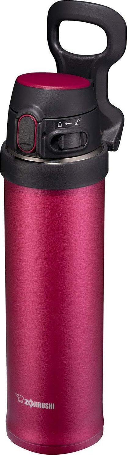 SM-QHE60GK, Flip-and-Go Stainless Mug, 20-Ounce, Teal