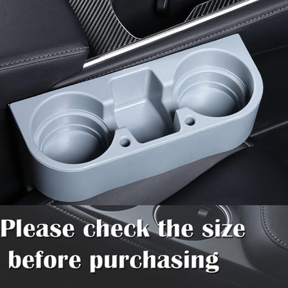 Cup Holder Portable Multifunction Vehicle Seat Cup Cell Phone Drinks Holder Box Car Interior Organizer (Black)