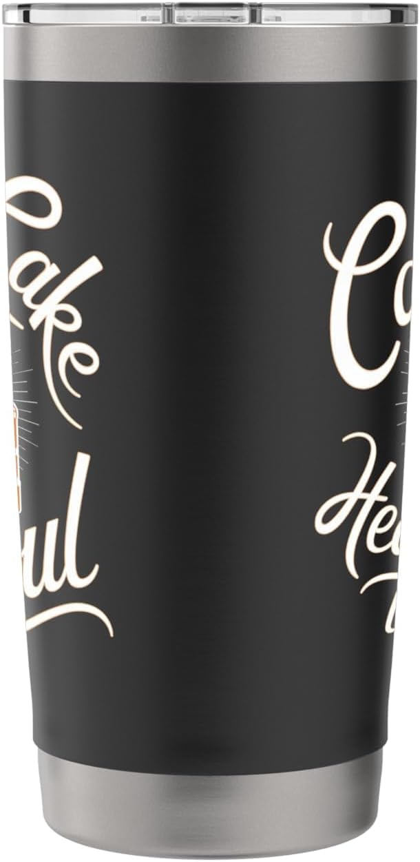 Carrot Cake: Carrot Cake Heals The Soul Stainless Steel Insulated Tumbler