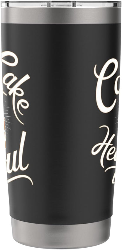 Carrot Cake: Carrot Cake Heals The Soul Stainless Steel Insulated Tumbler