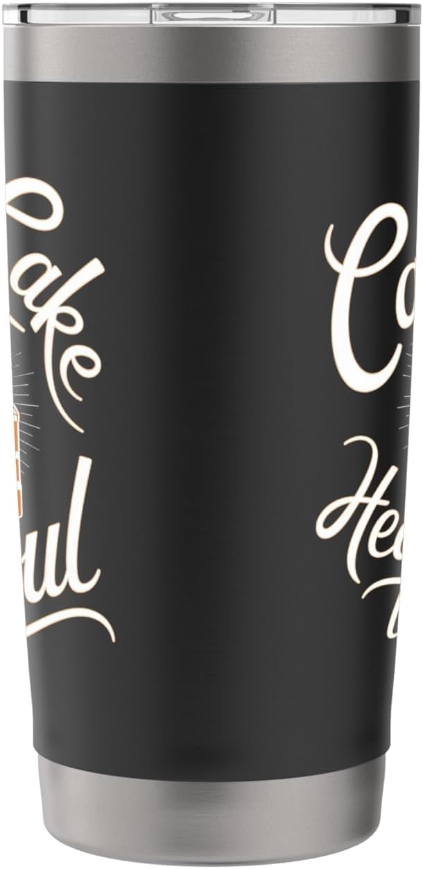 Carrot Cake: Carrot Cake Heals The Soul Stainless Steel Insulated Tumbler