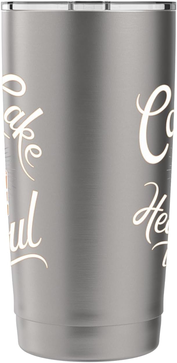 Carrot Cake: Carrot Cake Heals The Soul Stainless Steel Insulated Tumbler