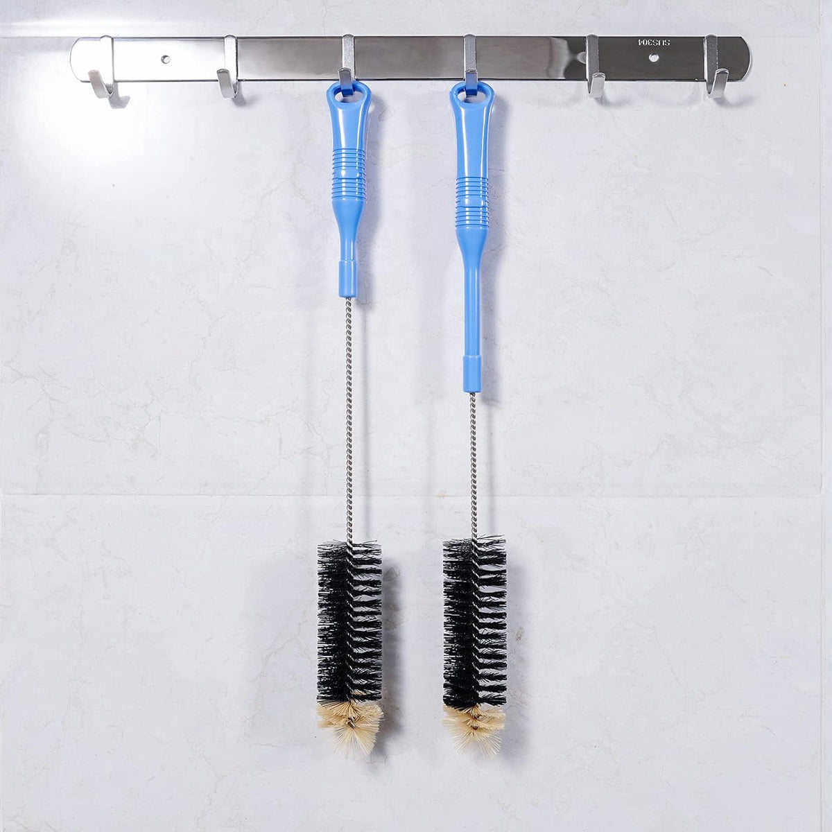 Long Handle Bottle Brush, 17 Inch Bottle Brush Cleaner, 2 Pack