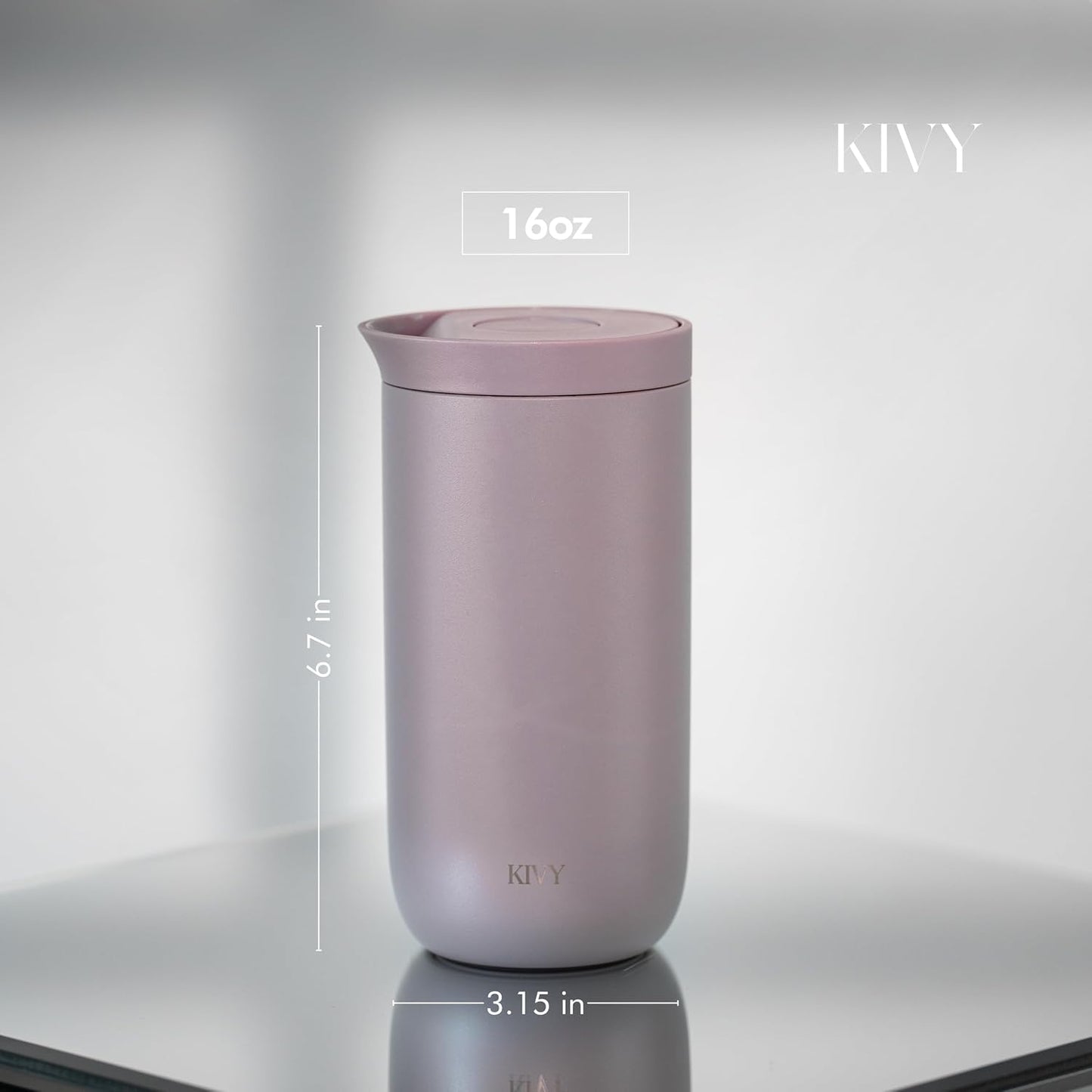 Travel Coffee Mug Tumbler [24h Cold | 6h Hot] Reusable Insulated Coffee Tumbler Stainless Steel - Spill Proof Coffee Travel Mug - Leakproof 12oz Insulated cup to go - Dishwasher Safe, BPA Free