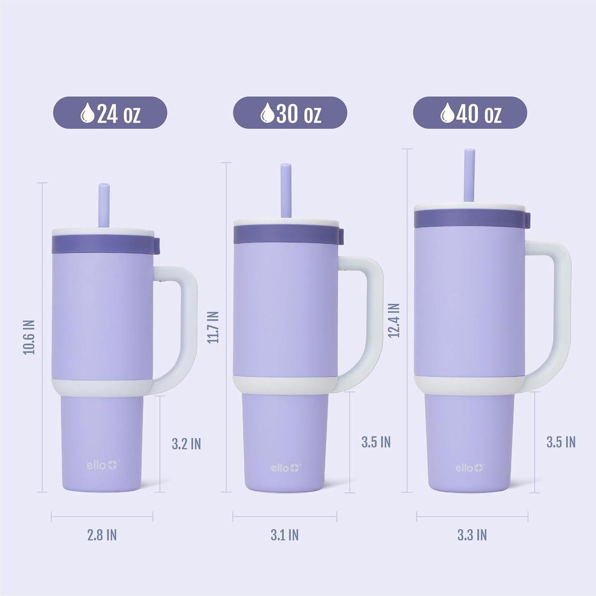 Oasis 30oz Insulated Stainless Steel Tumbler with Straw, Cream Tonal