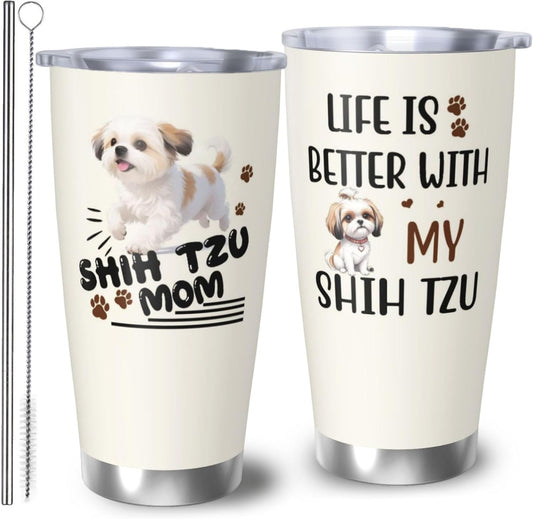 Shih Tzu Gifts for Women 20oz Tumbler, Gift for Shih Tzu Lovers