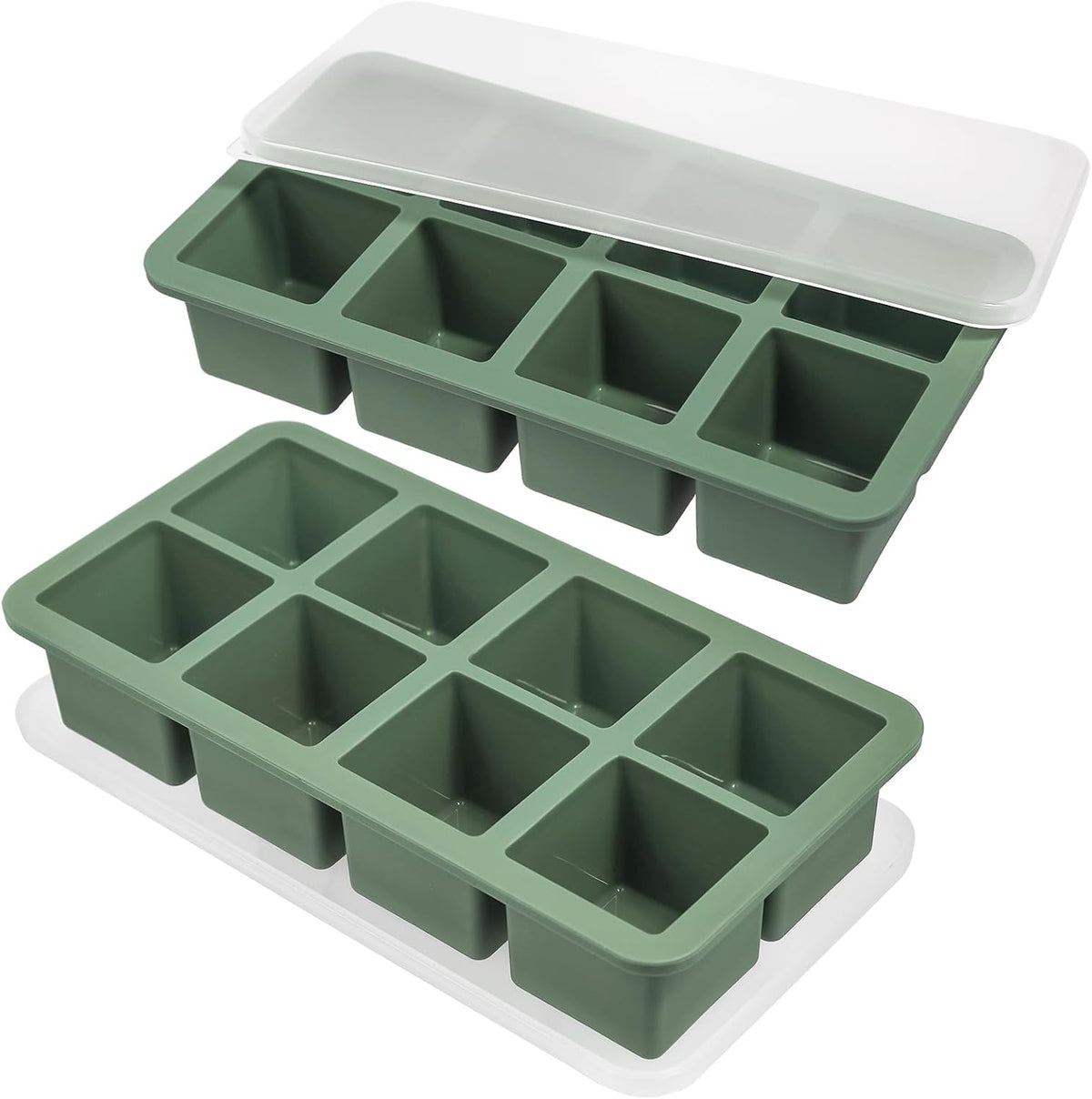 Silicone Ice Cube Trays for Water Bottles Ice Cube Mold 12 Cavity, Easy Release Long Ice Cube Sticks For Bottled Beverage, Soda, Sport Drinks, Burritos Egg, Pack of 3