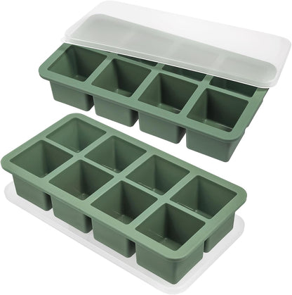 Silicone Ice Cube Trays for Water Bottles Ice Cube Mold 12 Cavity, Easy Release Long Ice Cube Sticks For Bottled Beverage, Soda, Sport Drinks, Burritos Egg, Pack of 3