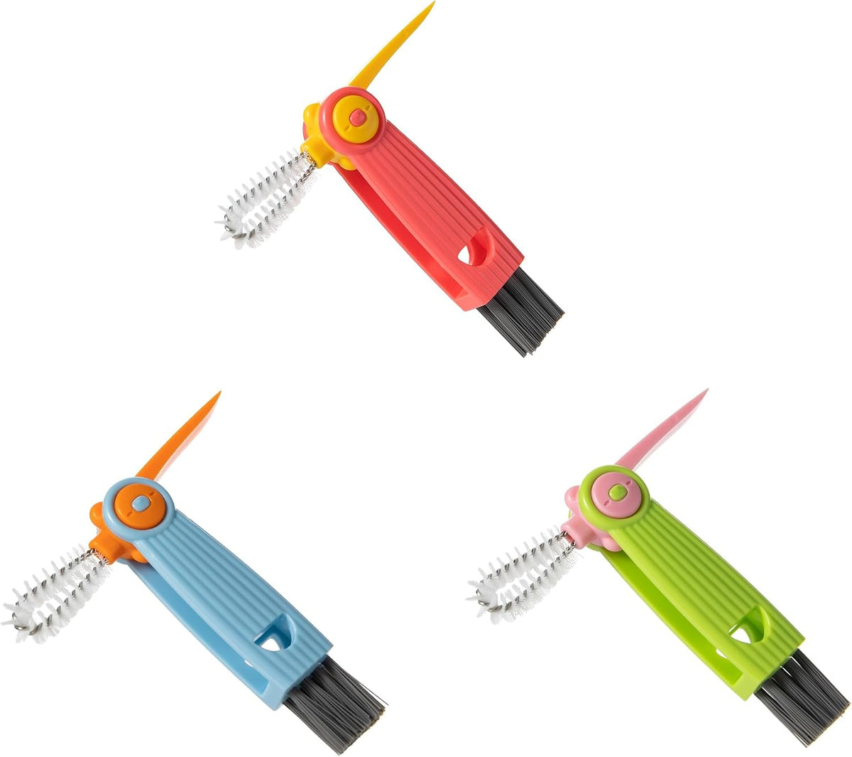 3 in 1 Cup Lid Gap Cleaning Brush Set, Water Baby Bottle Cleaning, 3Pcs