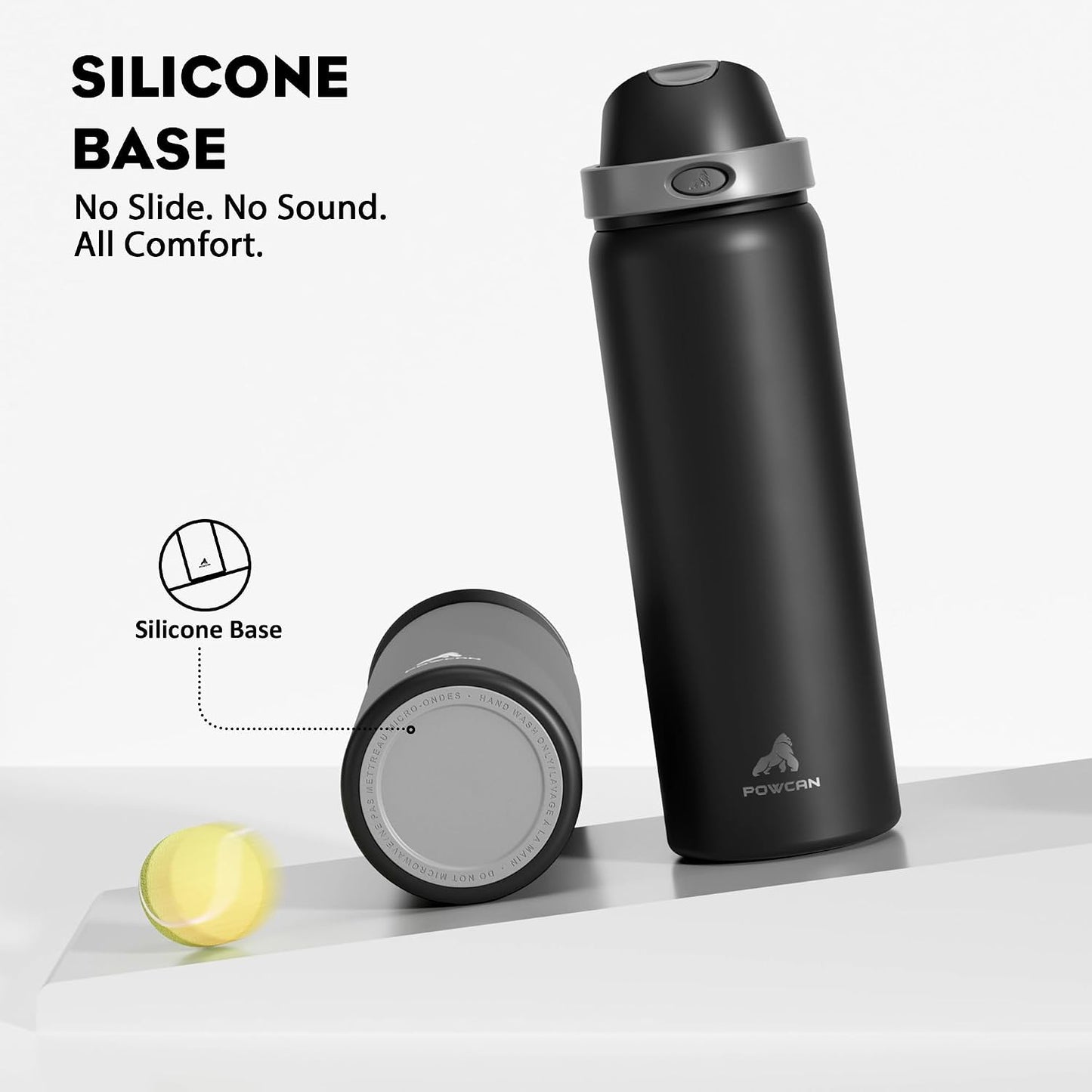 24 oz Stainless Steel Water Bottle: 2-in-1 Push-Button Spout & Quick-Flip Straw, Leakproof, Cold 24Hrs, Fits Car Cup Holder, Insulated Vacuum Flask for Sports, Trip, School Gift (Storm Hammer) - Colors A