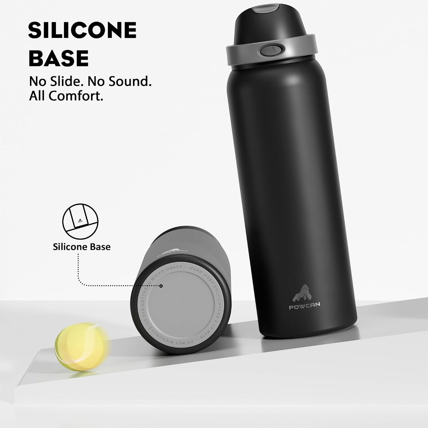 24 oz Stainless Steel Water Bottle: 2-in-1 Push-Button Spout & Quick-Flip Straw, Leakproof, Cold 24Hrs, Fits Car Cup Holder, Insulated Vacuum Flask for Sports, Trip, School Gift (Storm Hammer) - Colors A