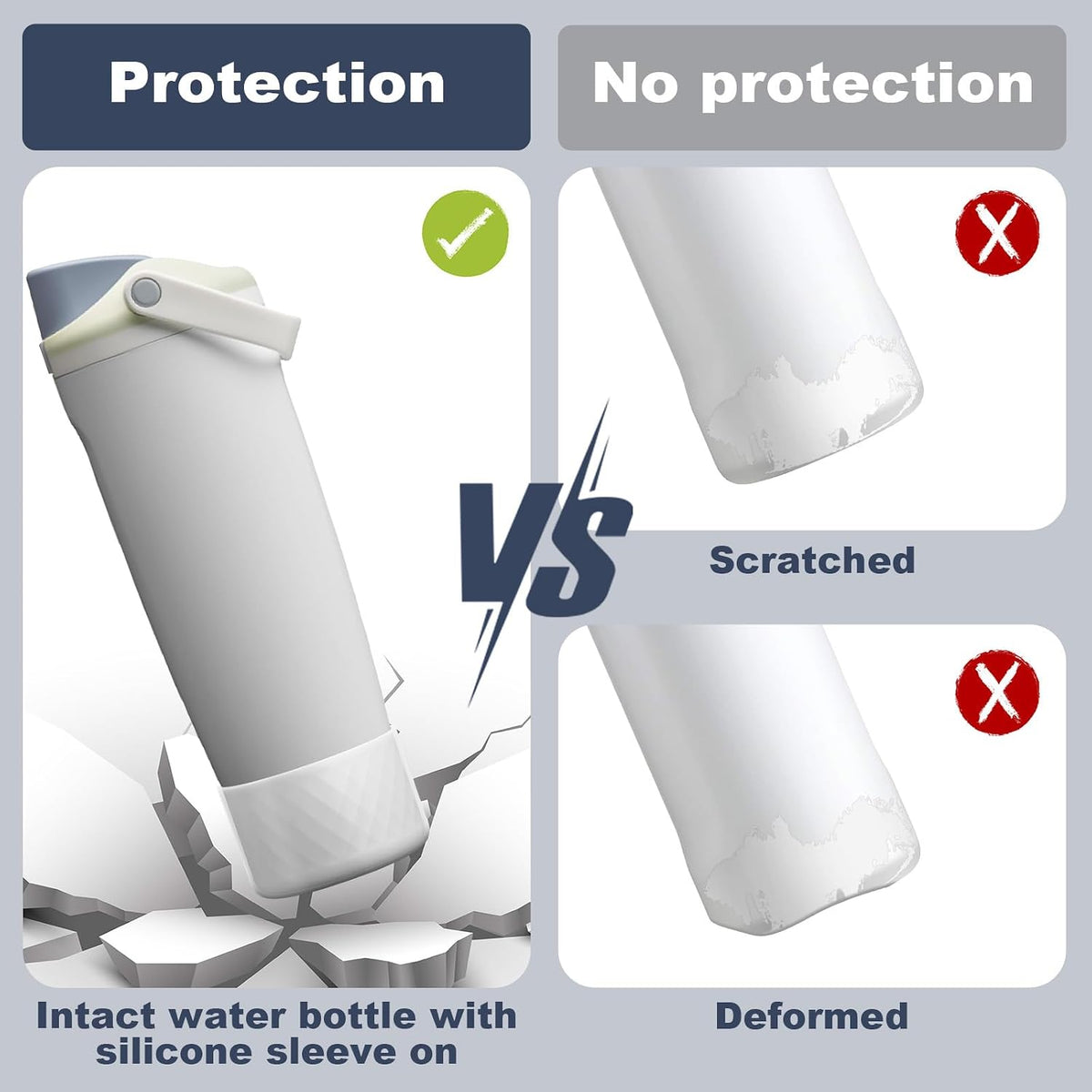 Silicone Boot for Owala 30oz & 40oz FreeSip Sway Bottles & Tumblers, Anti-Slip, Scratch-Resistant, Stability Enhancer, Protective Sleeve Accessories