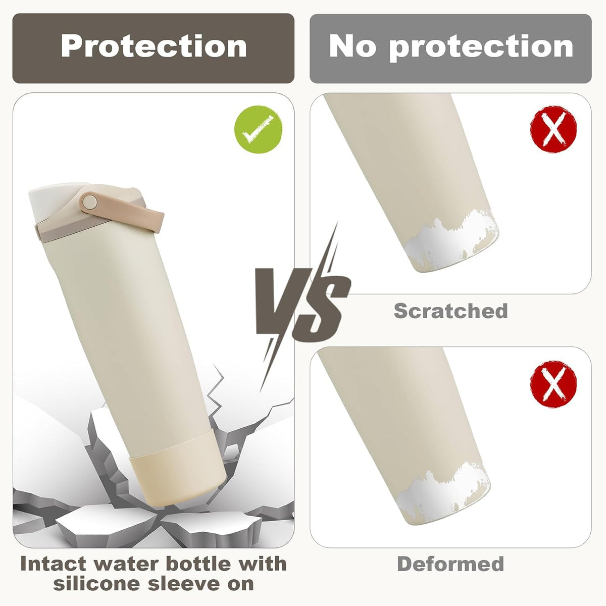 Silicone Boot for Owala 30oz & 40oz FreeSip Sway Bottles & Tumblers, Anti-Slip, Scratch-Resistant, Stability Enhancer, Protective Sleeve Accessories