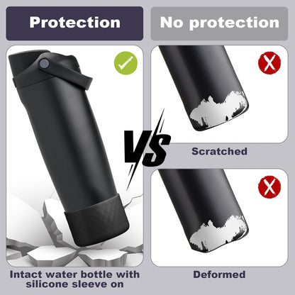Silicone Boot for Owala 30oz & 40oz FreeSip Sway Bottles & Tumblers, Anti-Slip, Scratch-Resistant, Stability Enhancer, Protective Sleeve Accessories