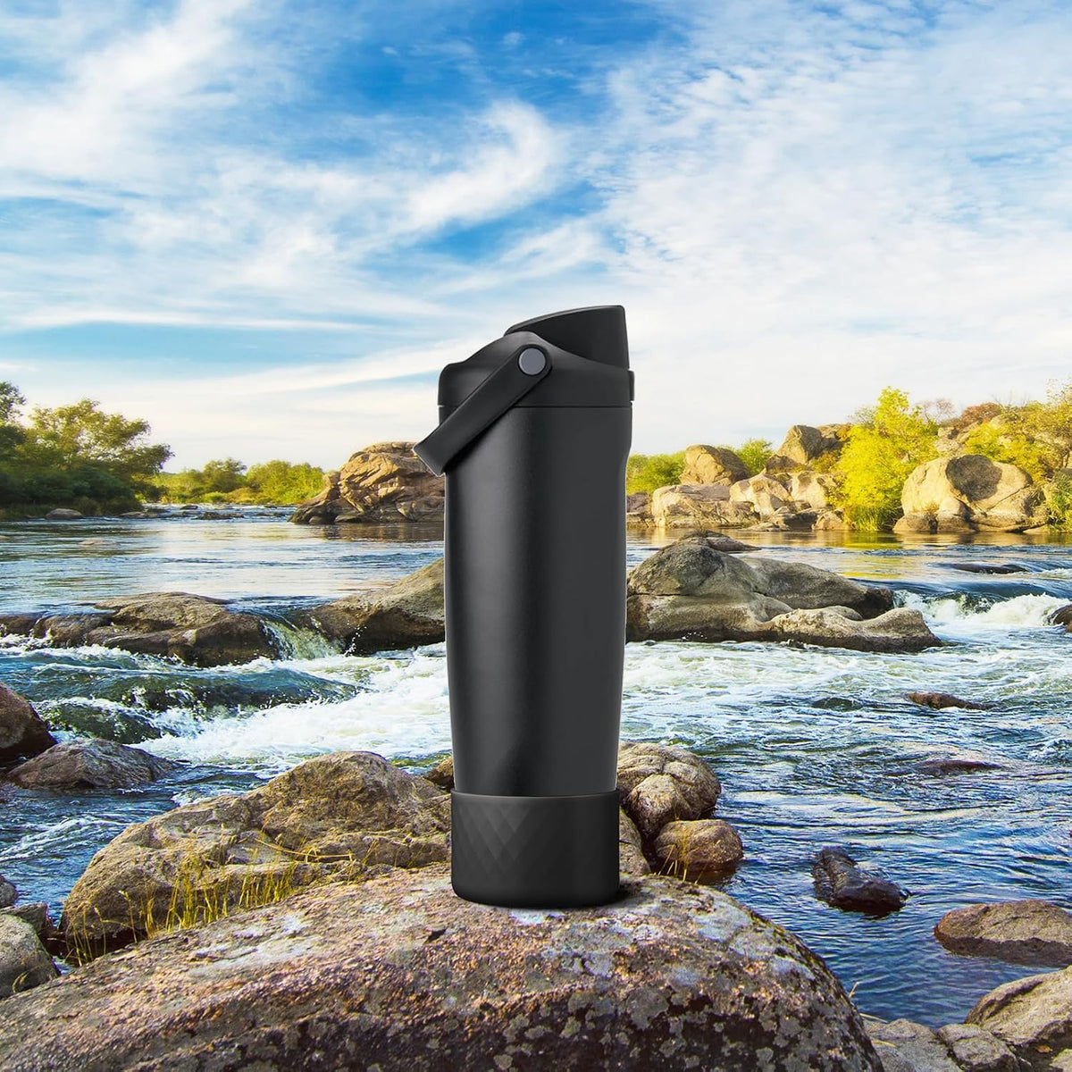 Silicone Boot for Owala 30oz & 40oz FreeSip Sway Bottles & Tumblers, Anti-Slip, Scratch-Resistant, Stability Enhancer, Protective Sleeve Accessories