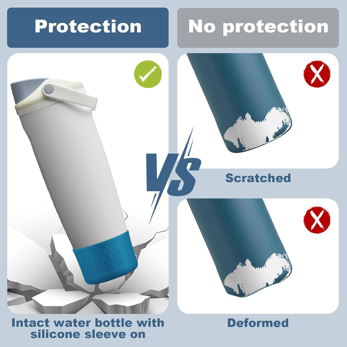 Silicone Boot for Owala 30oz & 40oz FreeSip Sway Bottles & Tumblers, Anti-Slip, Scratch-Resistant, Stability Enhancer, Protective Sleeve Accessories