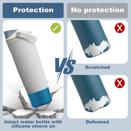 Silicone Boot for Owala 30oz & 40oz FreeSip Sway Bottles & Tumblers, Anti-Slip, Scratch-Resistant, Stability Enhancer, Protective Sleeve Accessories