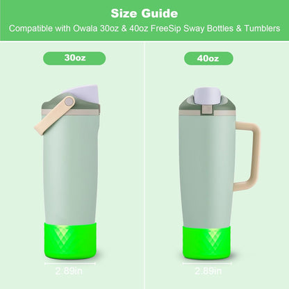 Silicone Boot for Owala 30oz & 40oz FreeSip Sway Bottles & Tumblers, Anti-Slip, Scratch-Resistant, Stability Enhancer, Protective Sleeve Accessories