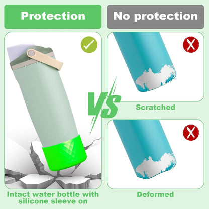 Silicone Boot for Owala 30oz & 40oz FreeSip Sway Bottles & Tumblers, Anti-Slip, Scratch-Resistant, Stability Enhancer, Protective Sleeve Accessories