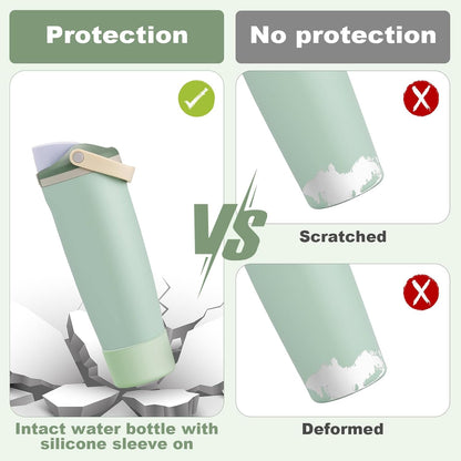 Silicone Boot for Owala 30oz & 40oz FreeSip Sway Bottles & Tumblers, Anti-Slip, Scratch-Resistant, Stability Enhancer, Protective Sleeve Accessories