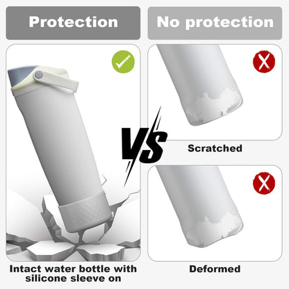 Silicone Boot for Owala 30oz & 40oz FreeSip Sway Bottles & Tumblers, Anti-Slip, Scratch-Resistant, Stability Enhancer, Protective Sleeve Accessories