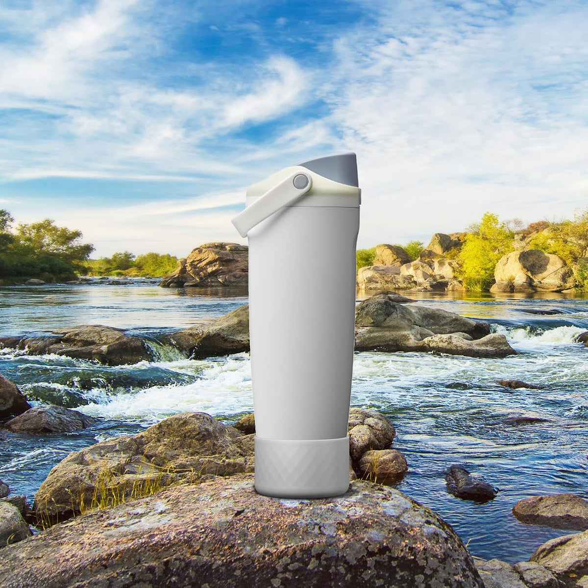 Silicone Boot for Owala 30oz & 40oz FreeSip Sway Bottles & Tumblers, Anti-Slip, Scratch-Resistant, Stability Enhancer, Protective Sleeve Accessories