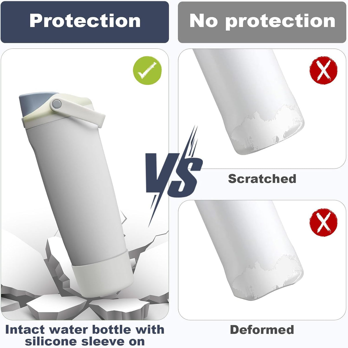 Silicone Boot for Owala 30oz & 40oz FreeSip Sway Bottles & Tumblers, Anti-Slip, Scratch-Resistant, Stability Enhancer, Protective Sleeve Accessories