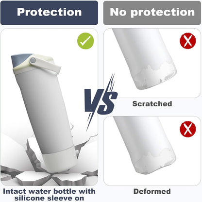 Silicone Boot for Owala 30oz & 40oz FreeSip Sway Bottles & Tumblers, Anti-Slip, Scratch-Resistant, Stability Enhancer, Protective Sleeve Accessories