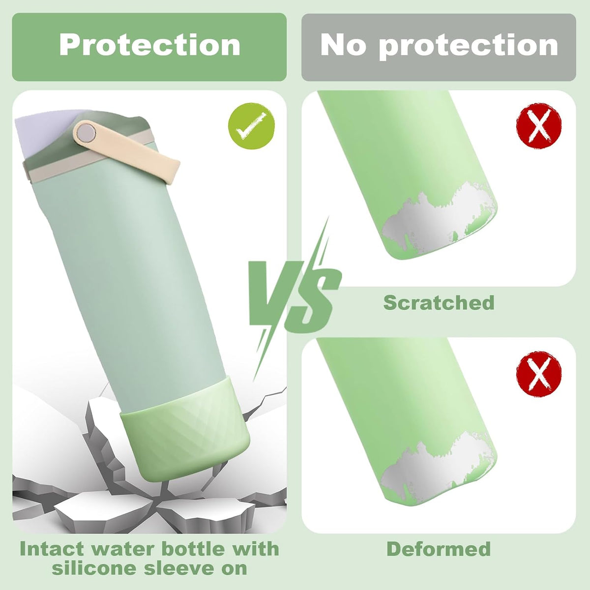Silicone Boot for Owala 30oz & 40oz FreeSip Sway Bottles & Tumblers, Anti-Slip, Scratch-Resistant, Stability Enhancer, Protective Sleeve Accessories