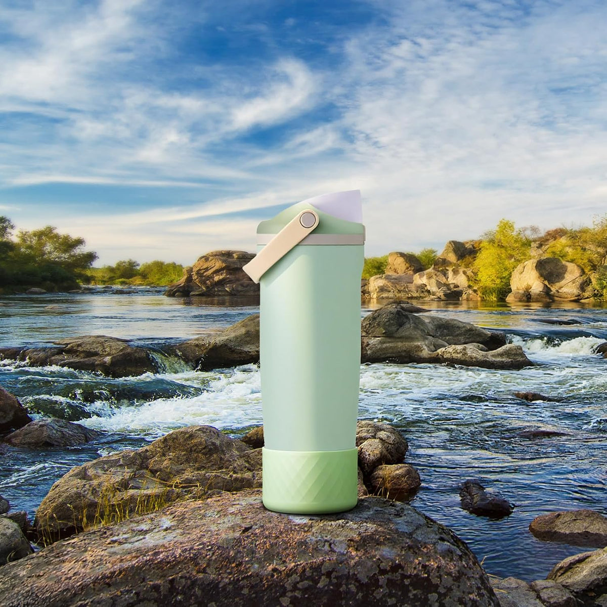 Silicone Boot for Owala 30oz & 40oz FreeSip Sway Bottles & Tumblers, Anti-Slip, Scratch-Resistant, Stability Enhancer, Protective Sleeve Accessories