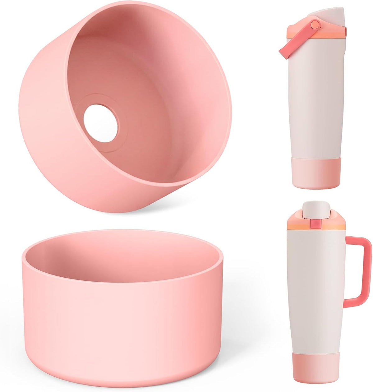 Silicone Boot for Owala 30oz & 40oz FreeSip Sway Bottles & Tumblers, Anti-Slip, Scratch-Resistant, Stability Enhancer, Protective Sleeve Accessories