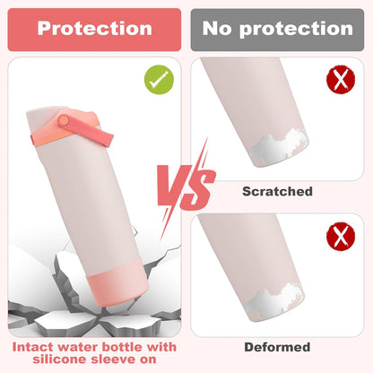 Silicone Boot for Owala 30oz & 40oz FreeSip Sway Bottles & Tumblers, Anti-Slip, Scratch-Resistant, Stability Enhancer, Protective Sleeve Accessories