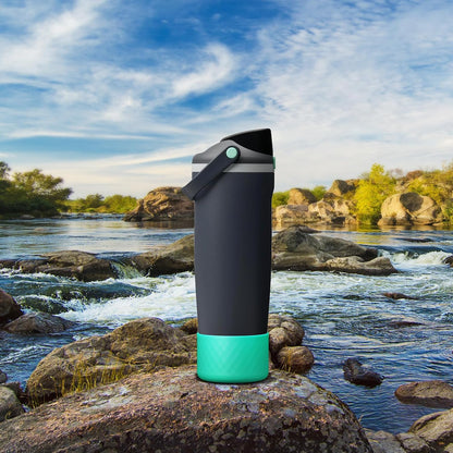 Silicone Boot for Owala 30oz & 40oz FreeSip Sway Bottles & Tumblers, Anti-Slip, Scratch-Resistant, Stability Enhancer, Protective Sleeve Accessories