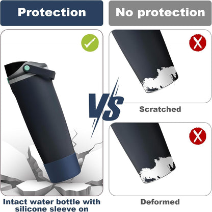 Silicone Boot for Owala 30oz & 40oz FreeSip Sway Bottles & Tumblers, Anti-Slip, Scratch-Resistant, Stability Enhancer, Protective Sleeve Accessories