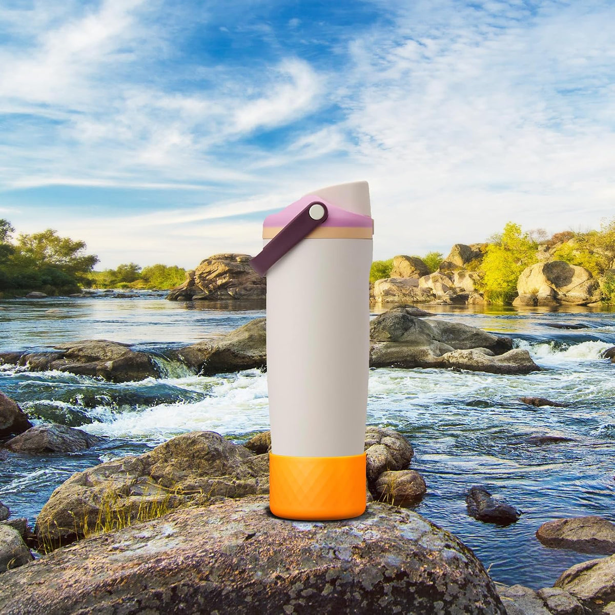 Silicone Boot for Owala 30oz & 40oz FreeSip Sway Bottles & Tumblers, Anti-Slip, Scratch-Resistant, Stability Enhancer, Protective Sleeve Accessories