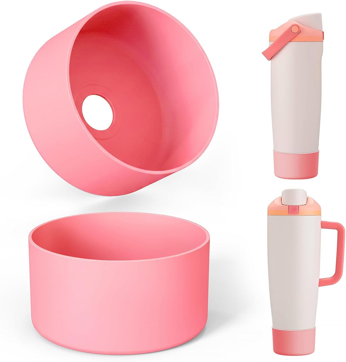 Silicone Boot for Owala 30oz & 40oz FreeSip Sway Bottles & Tumblers, Anti-Slip, Scratch-Resistant, Stability Enhancer, Protective Sleeve Accessories