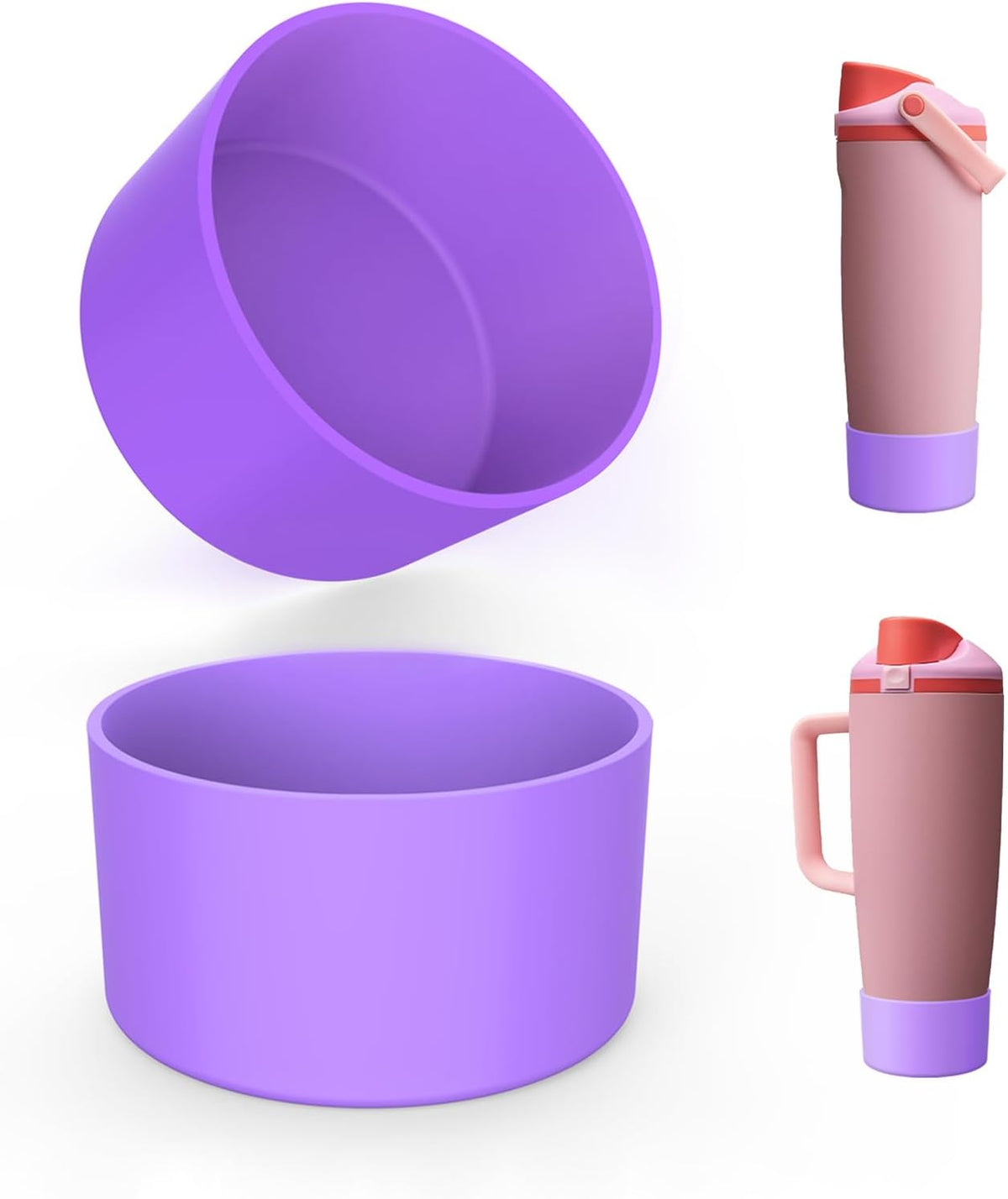 Silicone Boot for Owala 30oz & 40oz FreeSip Sway Bottles & Tumblers, Anti-Slip, Scratch-Resistant, Stability Enhancer, Protective Sleeve Accessories