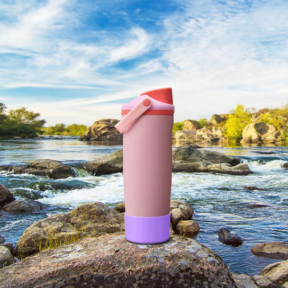 Silicone Boot for Owala 30oz & 40oz FreeSip Sway Bottles & Tumblers, Anti-Slip, Scratch-Resistant, Stability Enhancer, Protective Sleeve Accessories