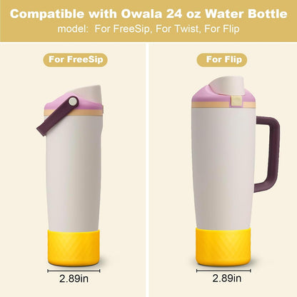Silicone Boot for Owala 30oz & 40oz FreeSip Sway Bottles & Tumblers, Anti-Slip, Scratch-Resistant, Stability Enhancer, Protective Sleeve Accessories